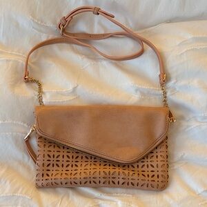 Urban Expressions Mabel Laser Cut Asymmetrical Clutch